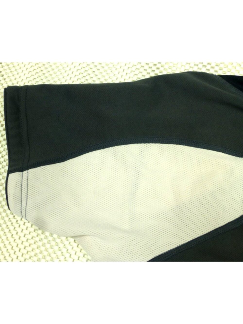 Pearl Izumi Cycling Jersey Black/Gray/White Large Short Sleeve 1/4 Zip Reflectiv - Picture 12 of 13